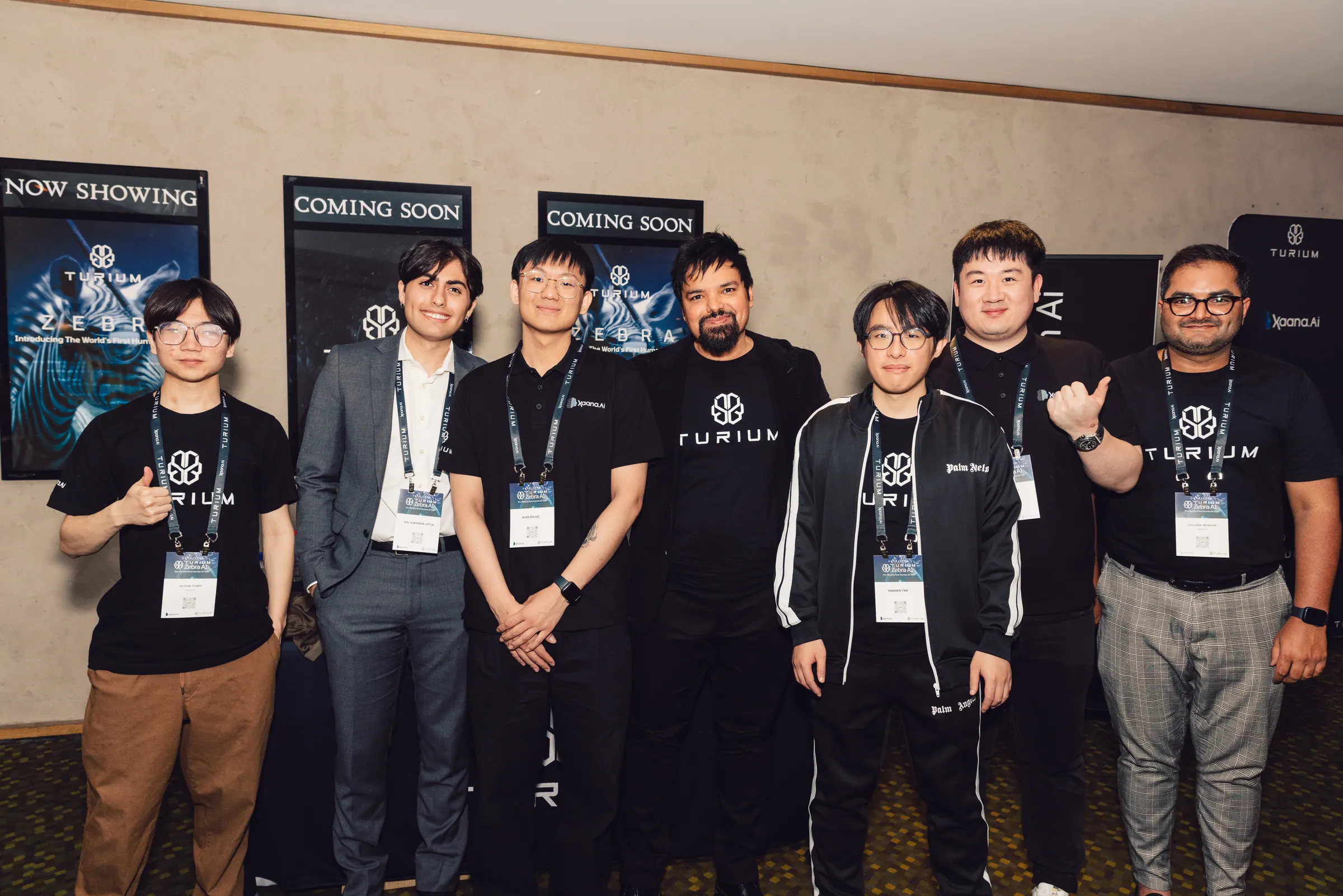 The Turium team at the launch