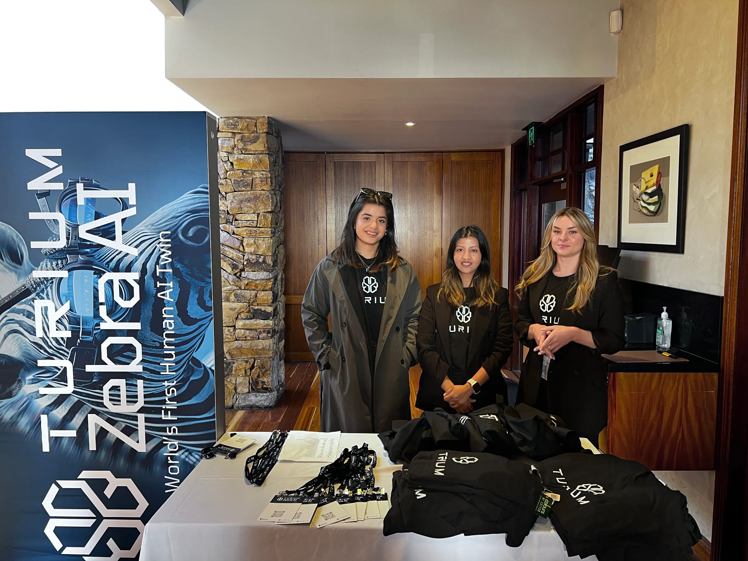 Welcoming guests to the Zebra AI Twin launch