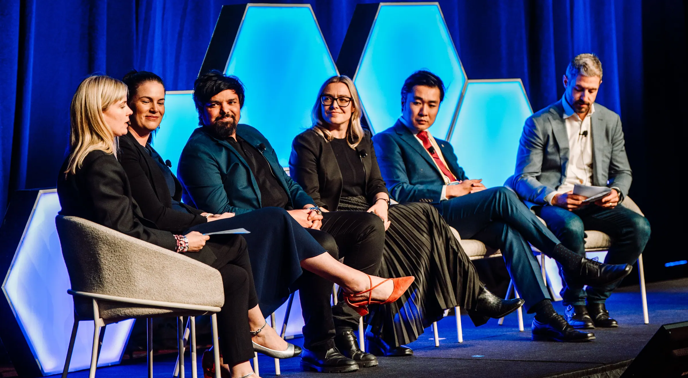 Dan with panellists at the Government Innovation Showcase