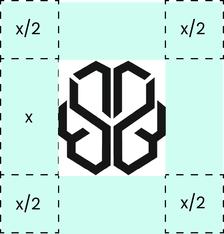 Turium symbol clear space example