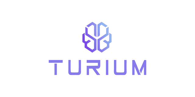 Turium logo, gradient vertical