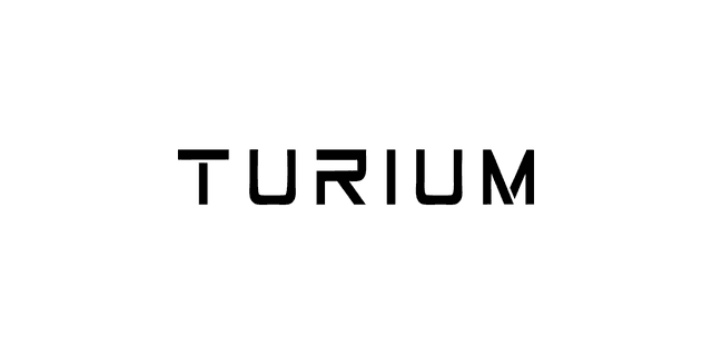 Turium wordmark, black