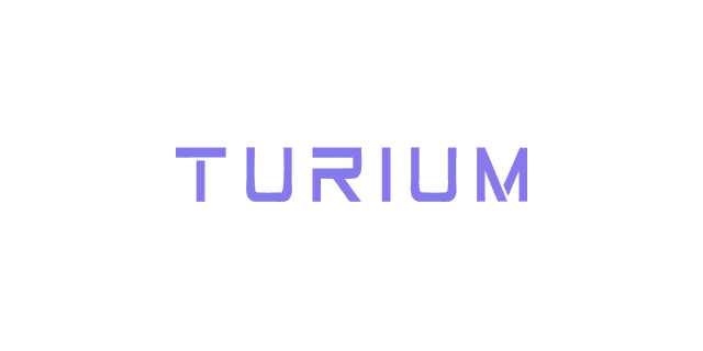 Turium wordmark, gradient